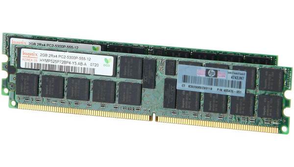 416357-001 ECC PC2-5300 DDR2-667 DIMM 2Gb