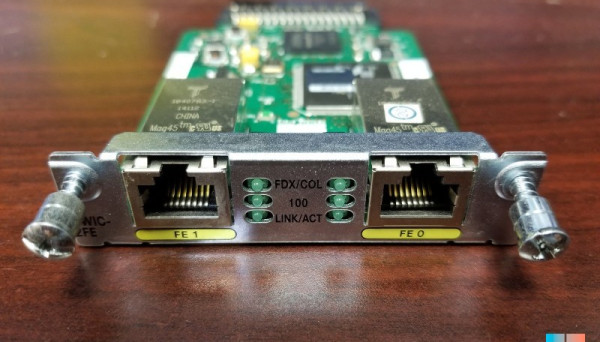 HWIC-2FE 10/ 100 Ethernet switch interface card Dual port