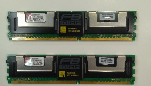 KTH-XW667/2G Kit PC2-5300 667MHz FBD FBDIMM 2GB(2x1Gb) DDR-II