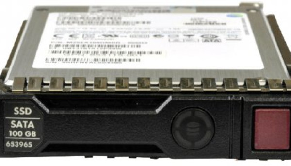 636458-001 SATA MLC 2.5in SC EM SSD 100GB 3G