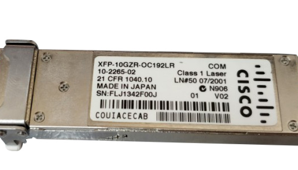10-2265-02 1550nm 80km SFP Transceiver 10GBASE-ZR XFP