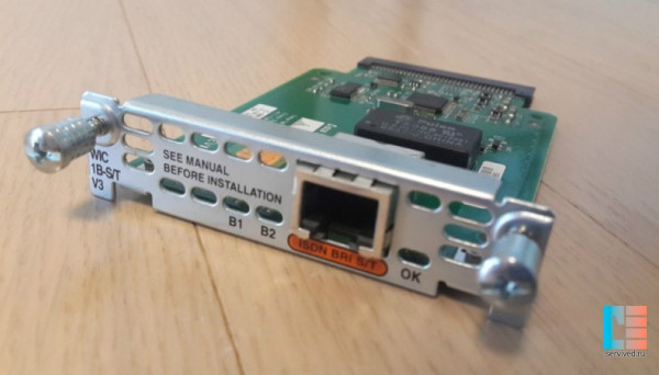 800-24973-01 Card WAN Interface 1-Port ISDN