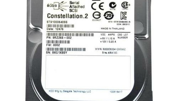9RZ268-002 2.5 6Gb SAS 1TB 7.2K