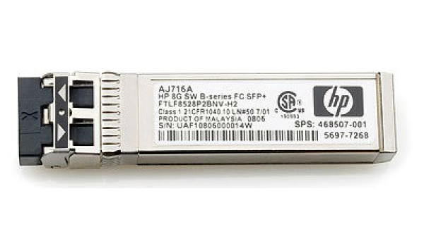 AJ716-63001 SWL B-Series FC SFP+ 8Gb 850nm