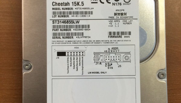 ST3146855LW pin 146Gb Ultra320 SCSI, 15000 rpm, 68 Cheetah 15K.5