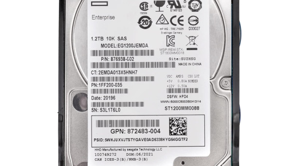 876938-002 2.5 10K SAS 1.2TB 12G