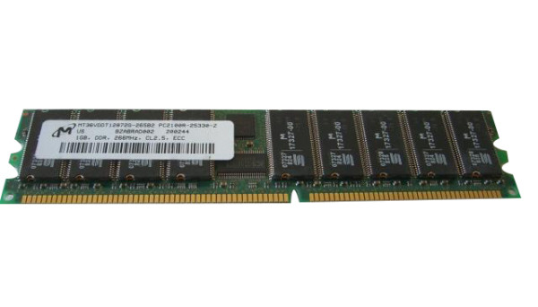 MT36VDDT12872G-265B2 PC2100 DDR-266MHz ECC Registered Micron 1GB