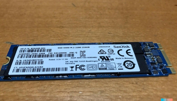 856448-001 Drive 2280 256GB Solid State X400 M.2