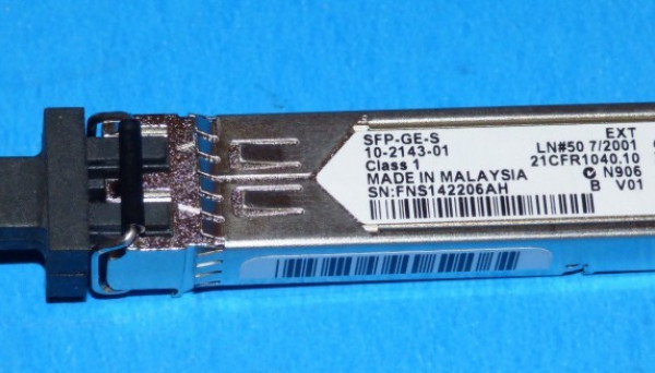 SFP-GE-S= Transceiver 850nm 550m 1000BASE-SX SFP