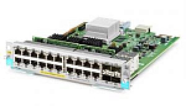 J9990A 10/100/1000BASE-T PoE+ / 4-port 1G/10GbE SFP+ MACsec v3 zl2 Module Aruba 20-port