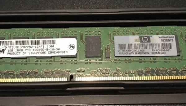 500668-B21 DDR3-1333MHz ECC 1GB PC3-10600
