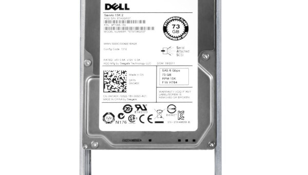 0W345K 2.5 72Gb 15K Hot-Plug DP SFF SAS