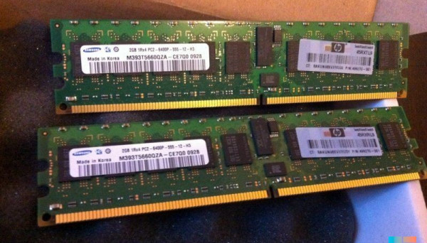 497765-B21 PC2-6400 DDR2 2x2GB Kit 4GB Reg