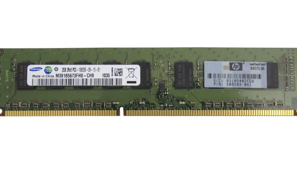 M391B5673FH0-CH9 UNBUFFERED PC3-10600 ECC 2GB 1X2GB