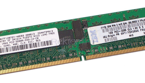 MT18HTF12872Y-40EB3 1024Mb PC2-3200 REG ECC MICRON 1R