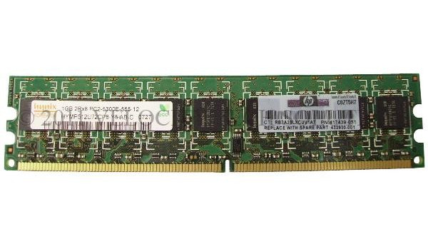 432930-001 667MHz ECC/Non-Registered 1GB PC2-5300E