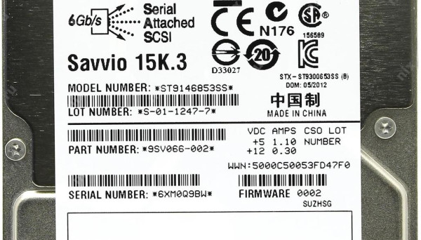 9SV066-005 6Gbps 15K 2.5
