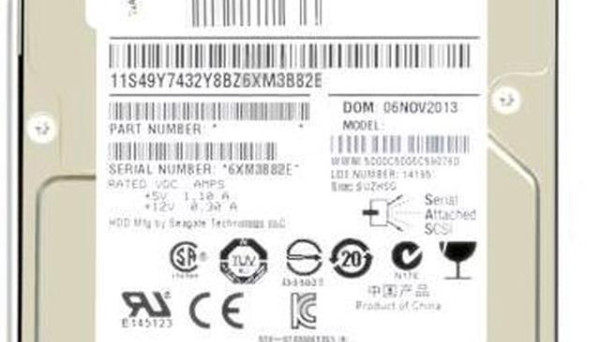 00W1159 6GB 2.5 SAS 300GB 10K