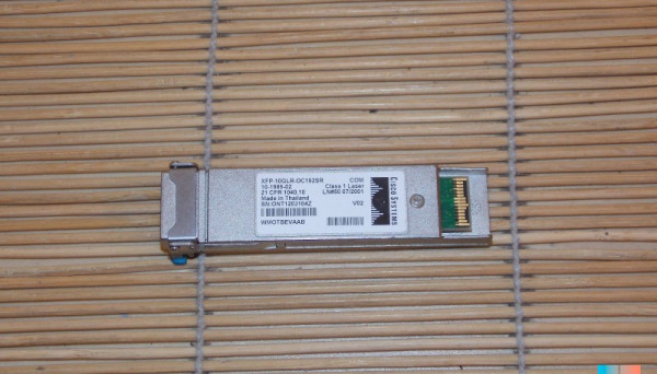 XFP-10GLR-OC192SR= Transceiver 1310nm, 10km 10GBase-LR XFP,