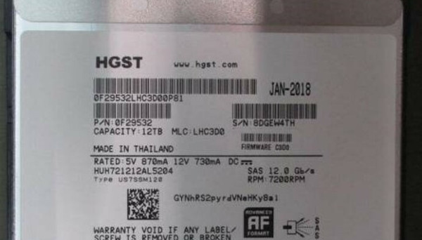 P00442-001 SAS MSA 12G DP LFF HDD 12TB 7.2K