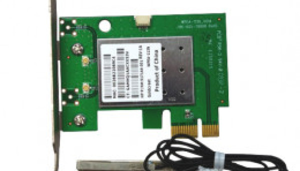 517188-001 802.11b/g/n Low Profile PCIe x1 Card with Antenna 300Mbps Wireless