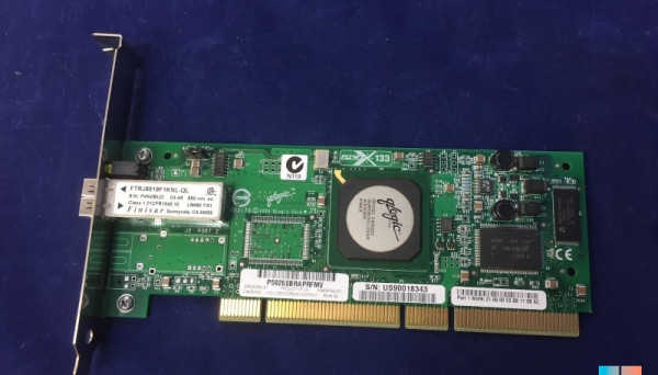 281542-001 PCI-X 2/ 1 Port FC HBA LP Lan card