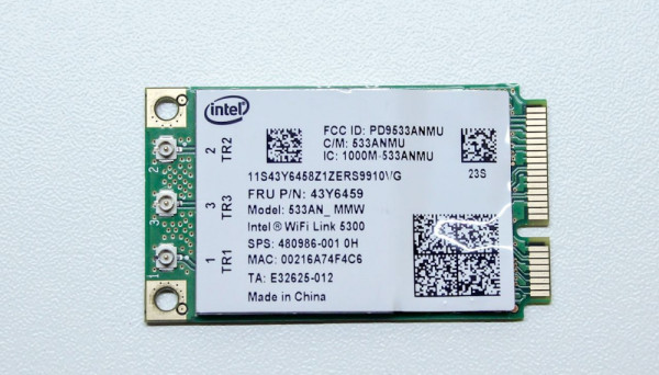 E32625-012 a/b/g/n Mini-PCIe 802.11 WiFi Card
