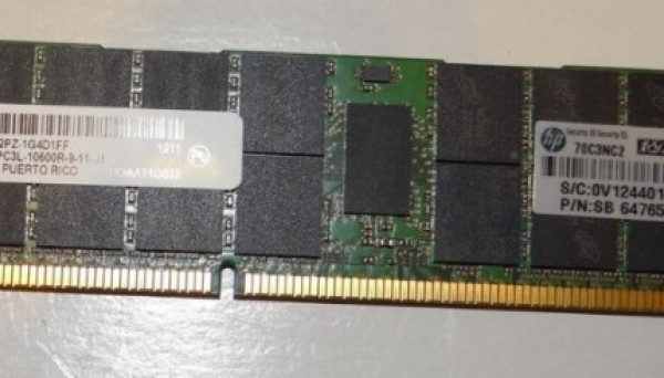 664692-001 Voltage,RoHS Dual Rank x4 PC3L-10600R (DDR3-1333) Registered CAS-9 Low DIMM,16GB (1x16GB)