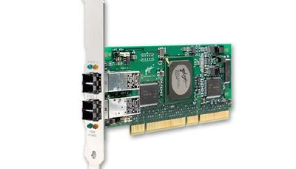QLA2342-CK optic FC HBA, 133MHZ PCI-X, LC multi-mode 2Gb DP