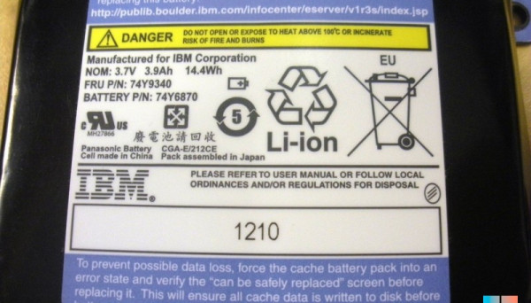 74Y9340 Battery Pack 5737/5776 Cache