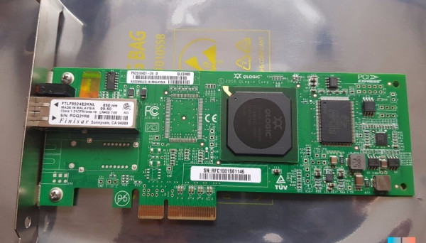 39R6592 Port 4Gb Fiber HBA PCI-E LP QLE2460 Single