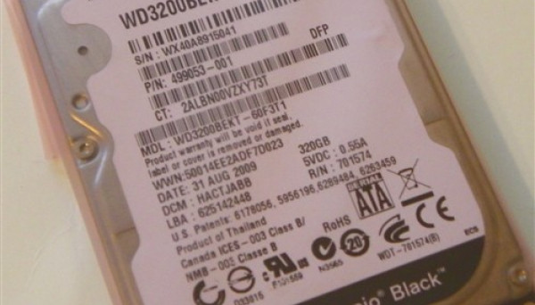 499053-001 7.2K 2.5 SATA 320GB