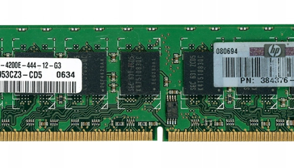 398448-001 ECC G4 2Rx8 PC2-4200E Unbuffered 1GB DL320