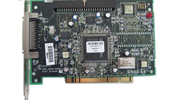 AHA-2940U Ultra, 32-bit PCI, 1int 50-pin HD, 1 ext 50-pin Standard SCSI 2940