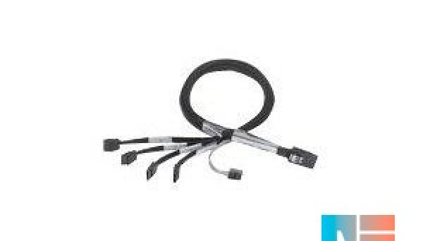2247000-R 0.5m to SATA (4)x1 (SFF-8448) /w sideband mSASx4 (SFF-8087)