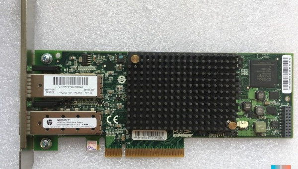 581199-001 Dual Port 10GbE Server Adapter Card NC550SFP PCIe