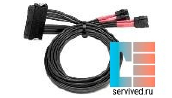 2167100-R 4xSATA 50cm., 32pin (SFF-8484) - ACK-INT-SATA-fanout-0.5M (2167100),