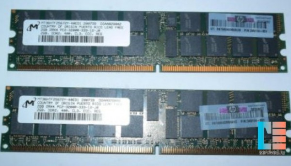 375005-B21 PC2-3200 2X2GB option kit 4GB REG