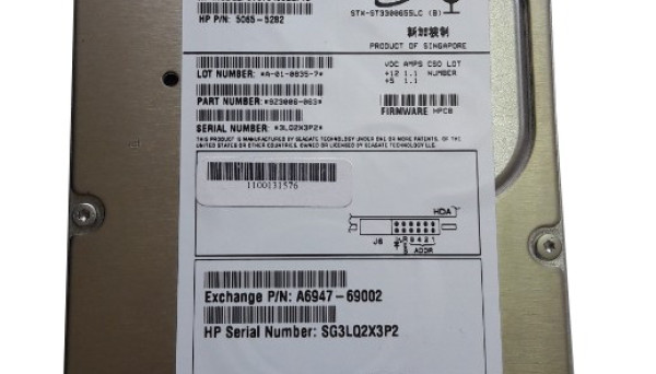 A6947A rpm Ultra320 SCSI RP24X0 18.2GB, 15K