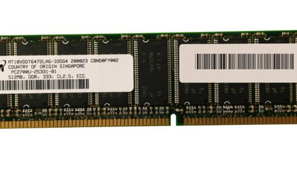 06P4054 333MHz CL2.5 2.5V Non-ECC 512MB PC2700U