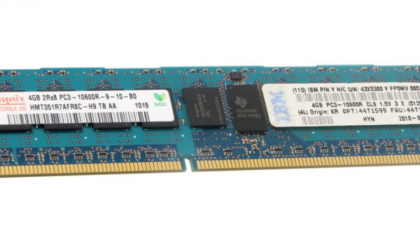 44T1599 PC3-10600R DDR3 4GB 2RX4