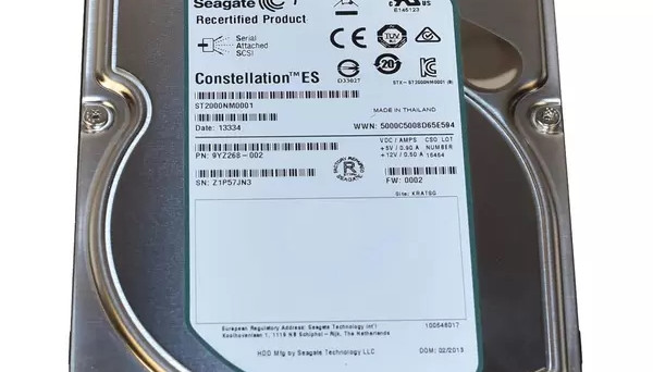 658427-002 3,5 (U300/7200/16Mb) Dual Port SAS P2000 2Tb