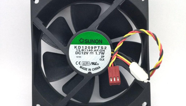 KD1209PTS2 3Pin 92x25mm 12V 0.13A Case Fan