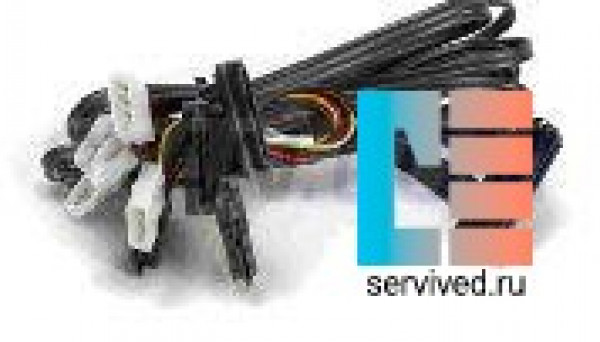 2230100-R (SFF-8482) 0.5., 32pin (SFF-8484) - 4xSAS HDD+Power ACK-INT-SASx4-to-4SASx1-0.5M (2230100),