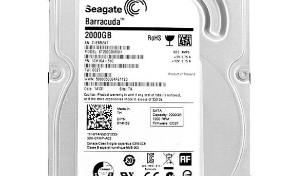 1CH164-501 3.5 rpm SATAII 2Tb 7200