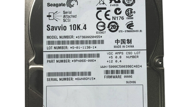 9PN066-006 2.5 600GB 10K 6Gb SAS Savvio 10K.4