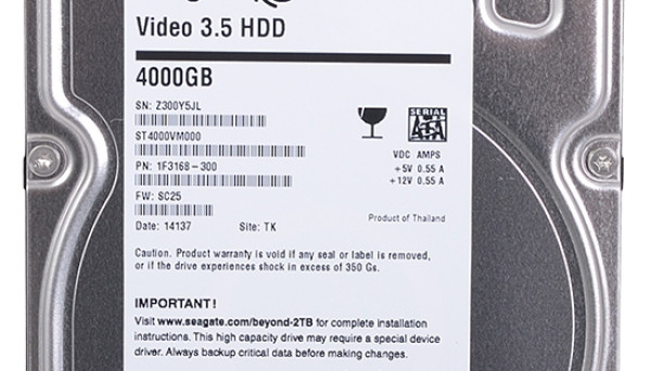 ST4000VM000 6Gb/s 4Tb SATA Video 3.5