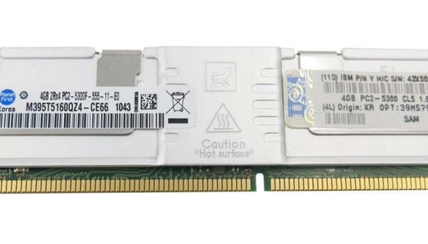 43X5026 x3650 FBD HS21 4GB PC2-5300