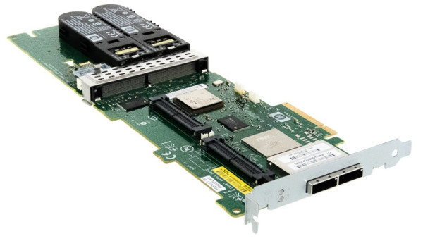 501575-001 PCI-E P800/512Mb with BBWC (16 link: 2 int (SFF8484) x4 wide port connectors/2 ext (SFF8088) x4 wide port Mini-SAS connectors SAS) Smart Array