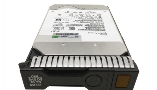 857965-001 HDD 7.2K LFF SC He 512e DS 10TB SAS